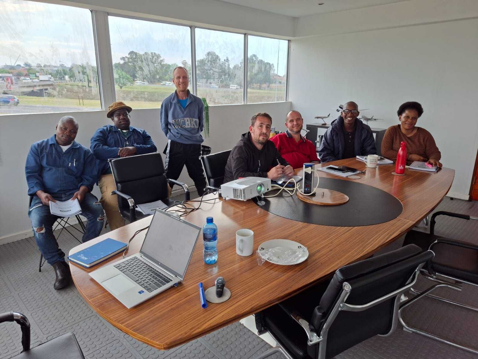 Delegates during an onsite food safety and hygiene course